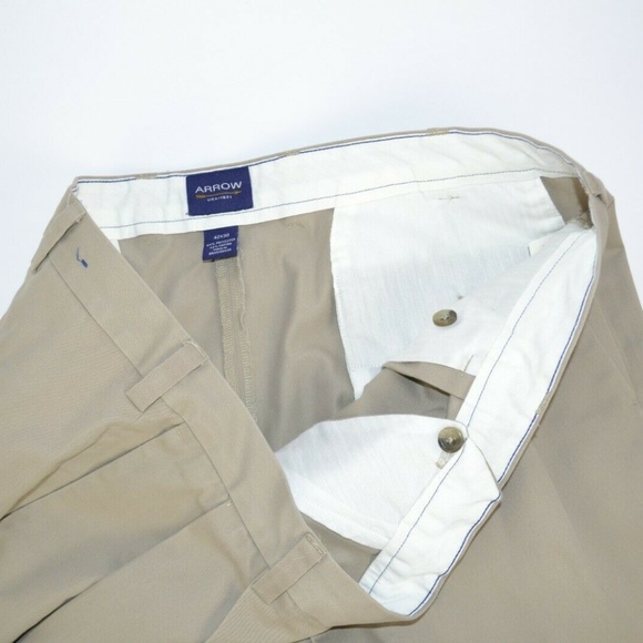 Arrow Pleated Khaki Pants 42x30 - Picture 7 of 8